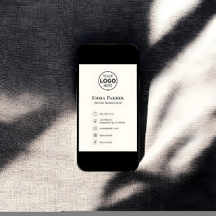 Logotyp Elegant - minimalistiskt digitalt Affärsko Poster
