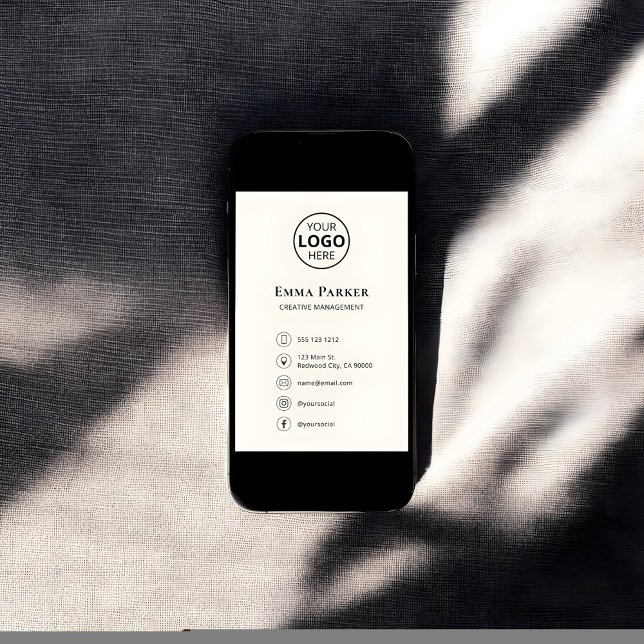 Logotyp Elegant - minimalistiskt digitalt Affärsko Poster (Skapare uppladdad)