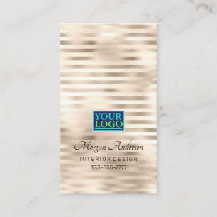 Logotyp, Elegant, Professionell Platinum strippad Visitkort