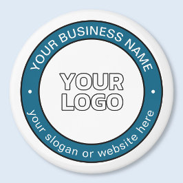 Logotyp eller design och Anpassade cirkulär text Magnet
