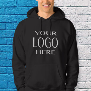 Logotyp eller foto Enkel bildersättning Hoodie