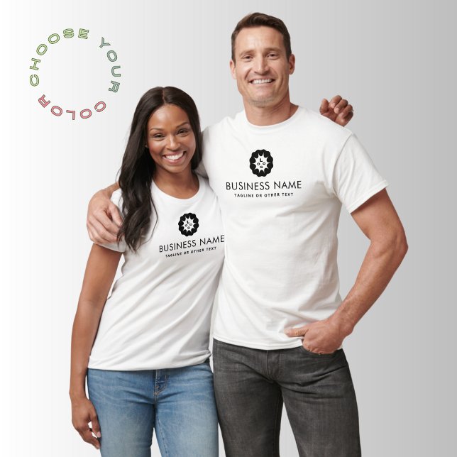 Logotyp eller ikon + Namn Company Manar Women T Shirt (Skapare uppladdad)