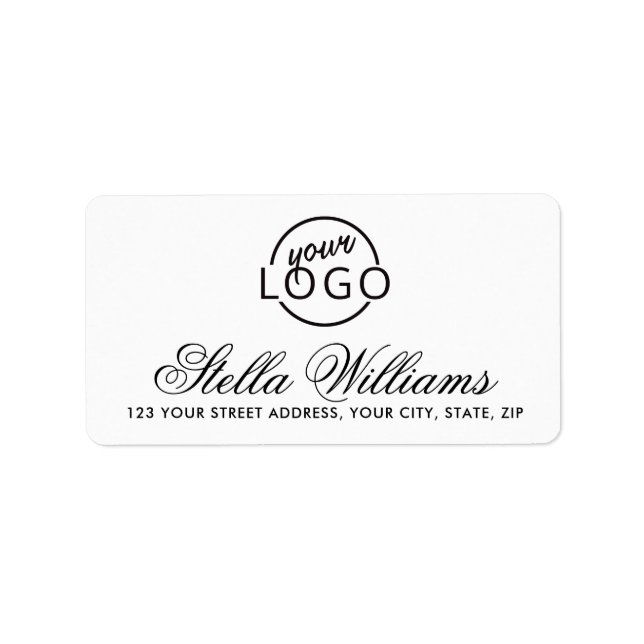 logotyp eller returadress av anpassningsbar för sö adressetikett (Framsidan)