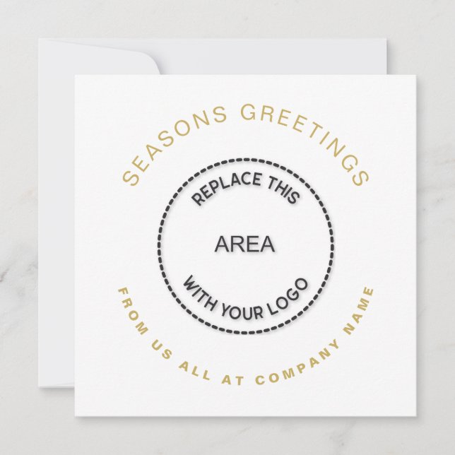 Logotyp Enkel korts QR-kod 2026-kalender Julkort (Framsida)