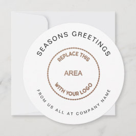 Logotyp Enkel korts QR-kod - jul Julkort