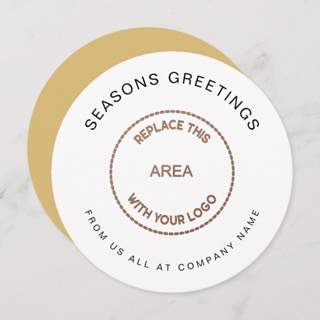 Logotyp Enkel korts QR-kod - jul Julkort (Fram/baksida)