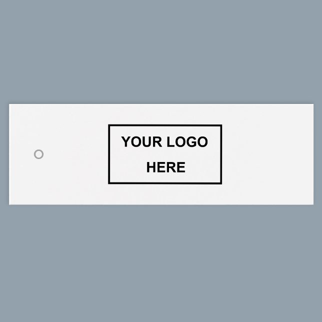 Logotyp Enkel Märkre för moderna kläder Litet Visitkort (Stylishly Personalize with Your Custom Logo on the Front - Website Name on the Reverse Side.)