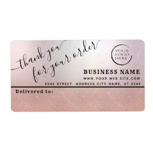 Logotyp enkelt tack för att du skickat ut affärset fraktsedel