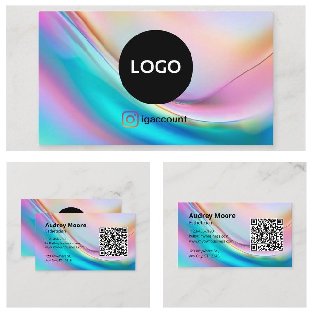 Logotyp Esthetician Visitkort (Logo Esthetician Business Card
)