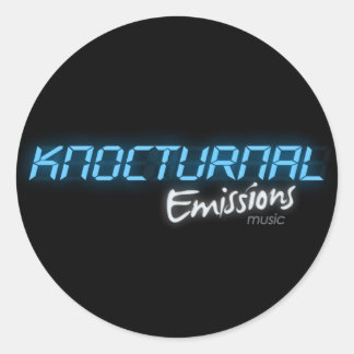 Logotyp-etikett för KnocEms Runt Klistermärke