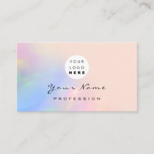 Logotyp Eyelash Makeup Hair Nagel Holograph Ro Visitkort