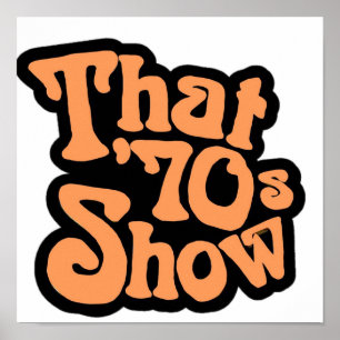 Logotyp för 70-talets show poster