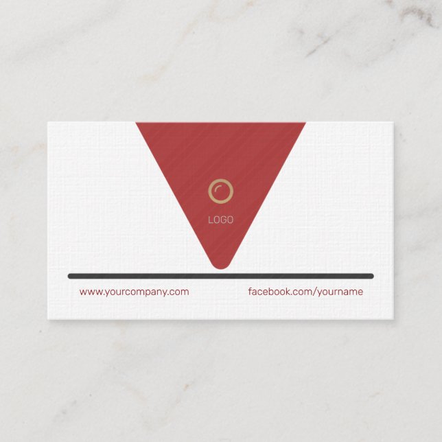 logotyp för Affärskort för Professionell av anpass Visitkort (Framsida)