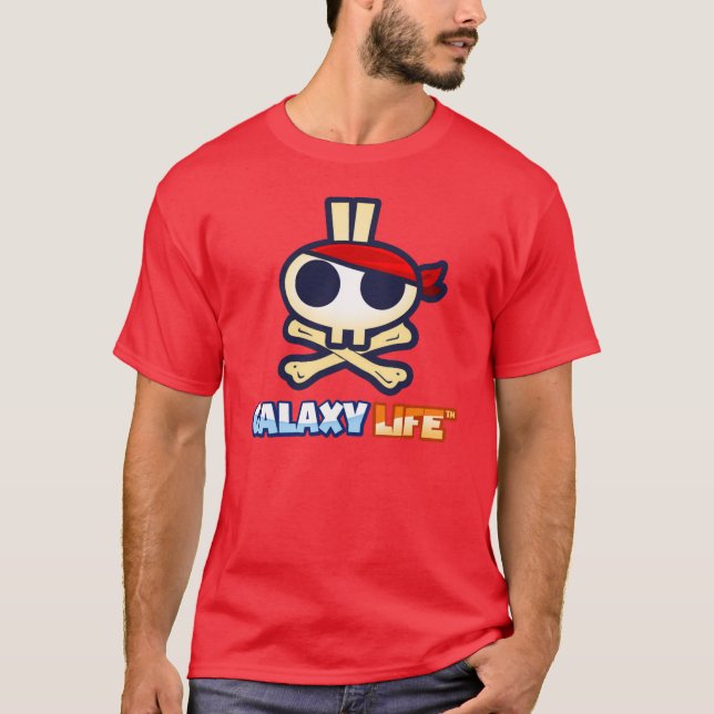 Logotyp för allians för galaxlivpirat! t-shirt (Framsida)