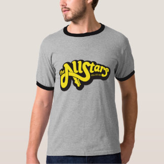 Logotyp för AllStars kollektivgult på grå färg Tee Shirt