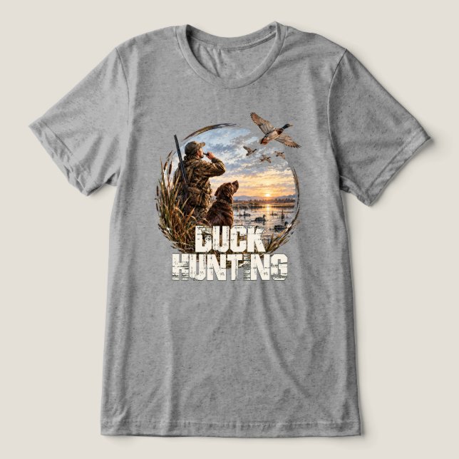 Logotyp för andjakt t shirt (Design Framsida)