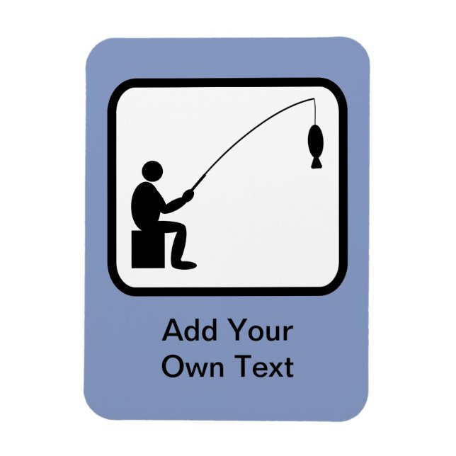 Logotyp för anpassade Angler Magnet (Vertikal)