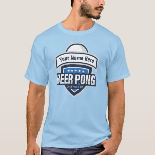 Logotyp för anpassadeölPong mästerskap T Shirt