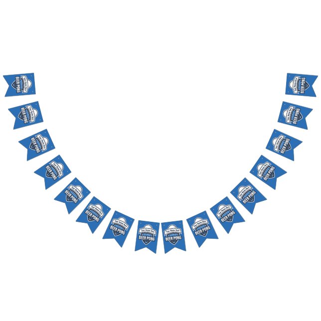 Logotyp för anpassadeölPong mästerskap Vimplar (Alla)