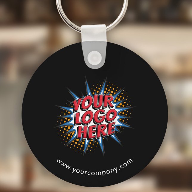 Logotyp för anpassningsbar, Anpassningsbar text, s Nyckelring (Skapare uppladdad)