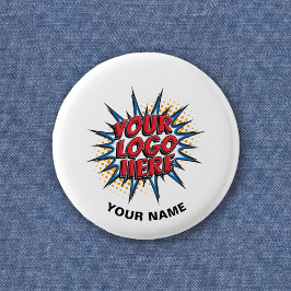 Logotyp för anpassningsbar, Anpassningsbar, vit me Knapp