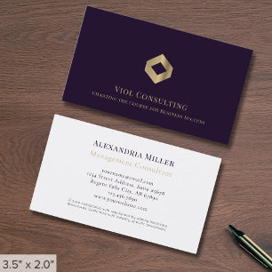 Logotyp för Anpassningsbar av enkel Elegant Visitkort
