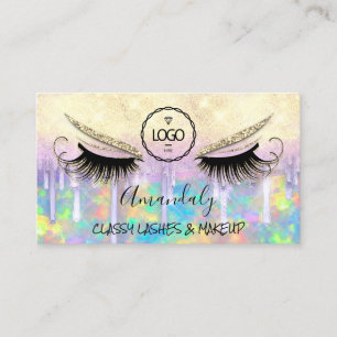 Logotyp för Anpassningsbar av Makeup Eyelash Micr Visitkort