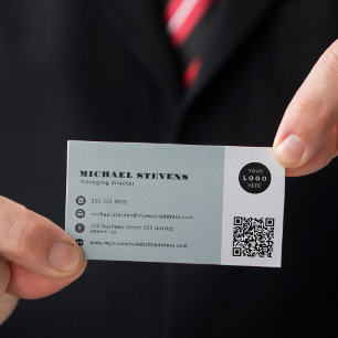 Logotyp för anpassningsbar av modern professionell visitkort