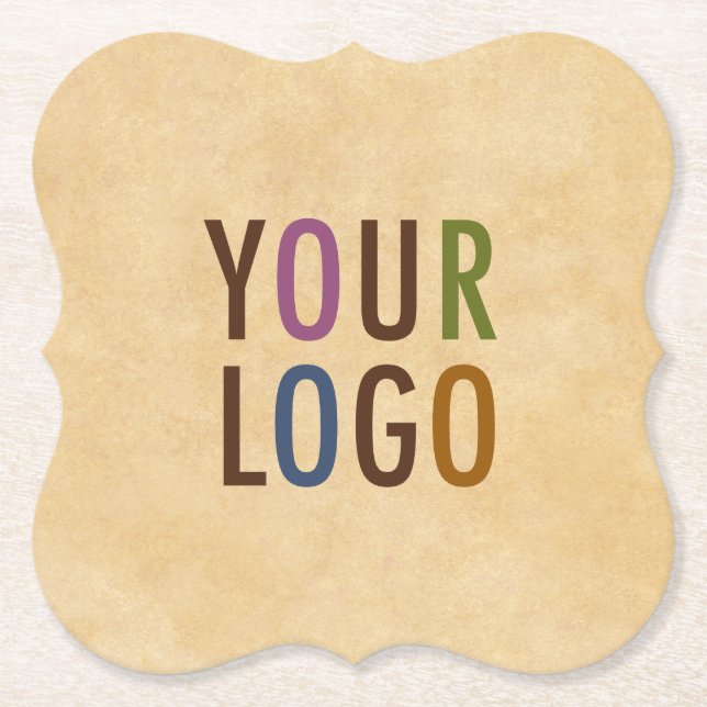 Logotyp för Anpassningsbar av parentespapp för Pap Underlägg Papper (Framsida)