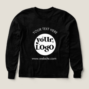Logotyp för anpassningsbar företag Branded Busines T Shirt