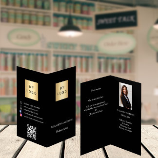 logotyp för anpassningsbar Qr-kod foto social medi Visitkort