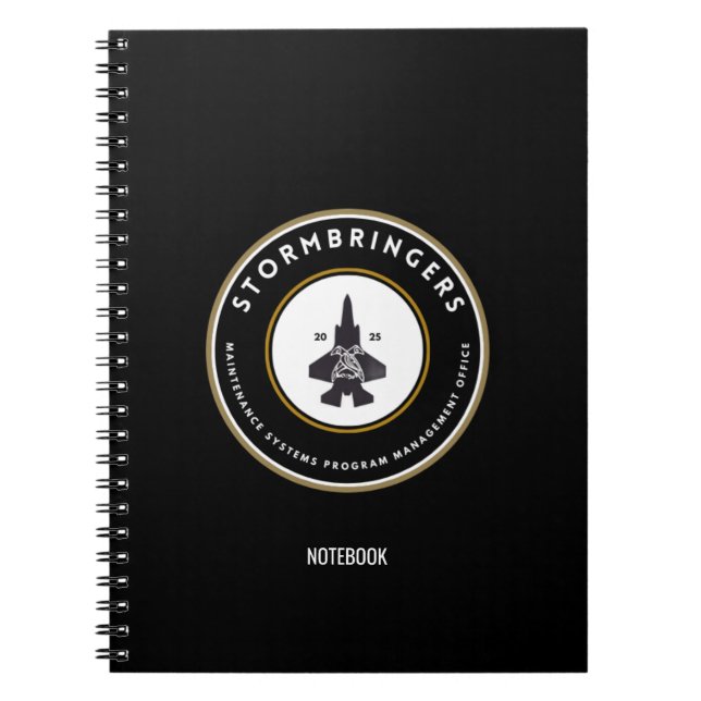 Logotyp för anteckningsboksmörk anteckningsbok (Framsidan)