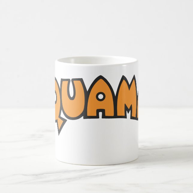 Logotyp för Aquaman Orange Kaffemugg (Center)
