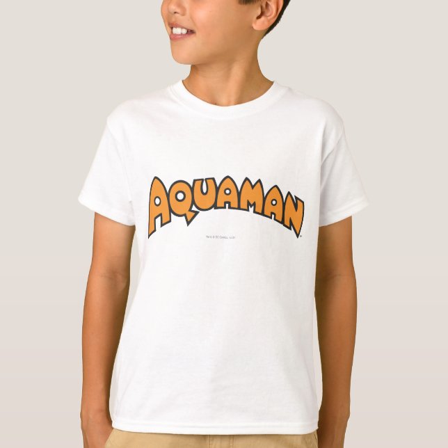 Logotyp för Aquaman Orange Tee (Framsida)