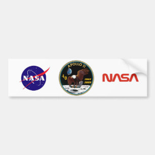 Logotyp för årsdag för Apollo 11:40th Bildekal