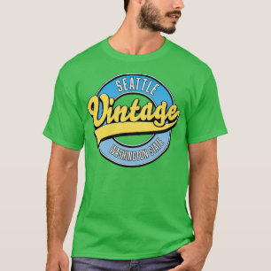 Logotyp för återsändande av Seattle-staten T Shirt
