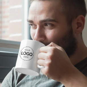 Logotyp för att överföra enkel modern Professionel Kaffemugg