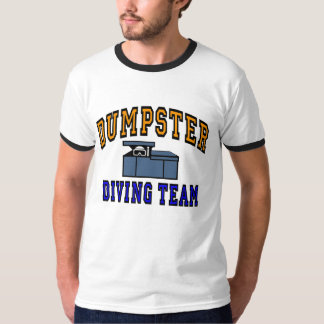 Logotyp för avfallscontainerdykninglag t-shirt