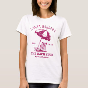 Logotyp för Beach Bachelorette Party Beach Vintage T Shirt