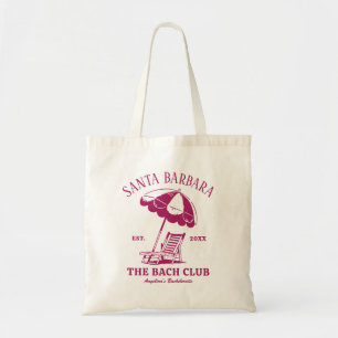 Logotyp för Beach Bachelorette Party Beach Vintage Tygkasse