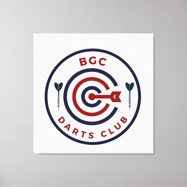Logotyp för BGC-Klubben (Bonafacio Global City) Canvastryck (Framsida)