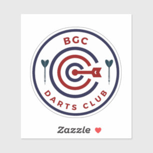 Logotyp för BGC-Klubben (Bonafacio Global City) Klistermärken