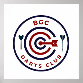 Logotyp för BGC-Klubben (Bonafacio Global City) Poster