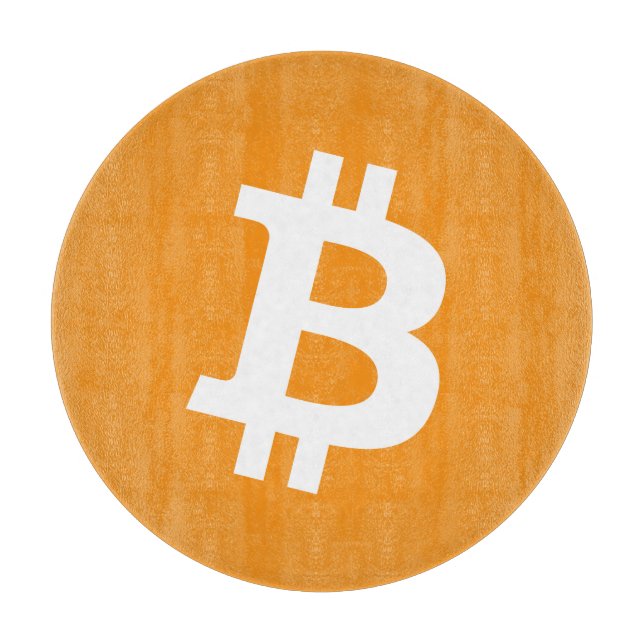 Logotyp för Bitcoin Cryptocurrency (Framsidan)