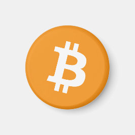 Logotyp för Bitcoin Cryptocurrency Magnet