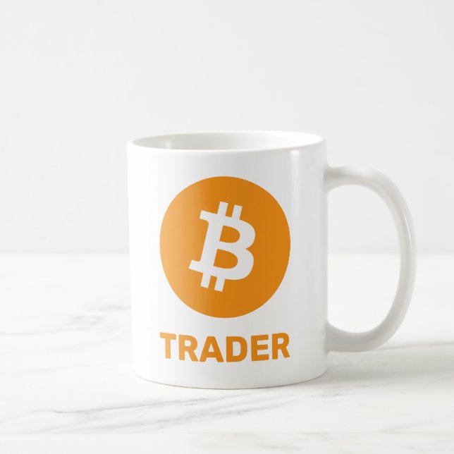 Logotyp för Bitcoin Trader Kaffemugg (Höger)