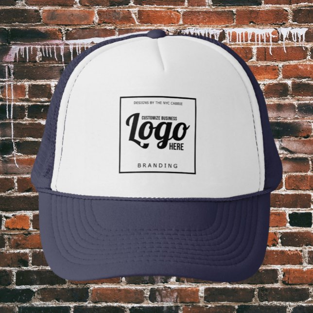 Logotyp för blå Anpassningsbar Keps (blue custom logo hat)