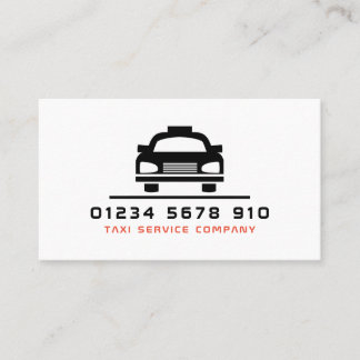 Logotyp för Black Taxi Cab, Pris lista Visitkort