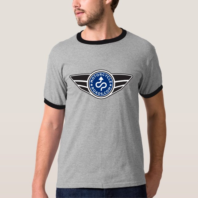 Logotyp för blått MCR för svart- & grå Tröja (Framsida)