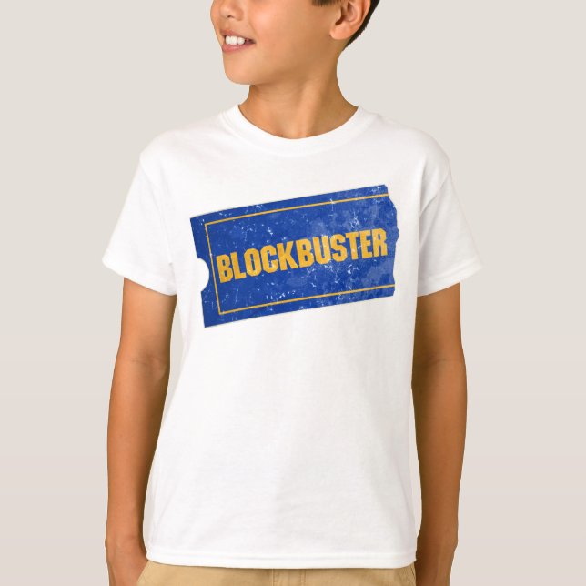 logotyp för blockbuster-video t shirt (Framsida)